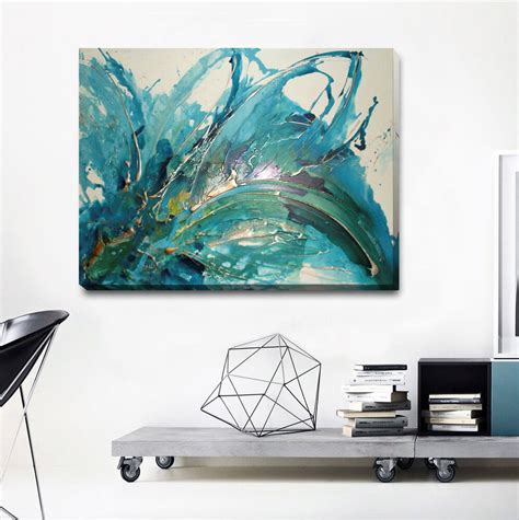 Abstract Stretched Canvas Print Framed Wall Art Home Office Decor
