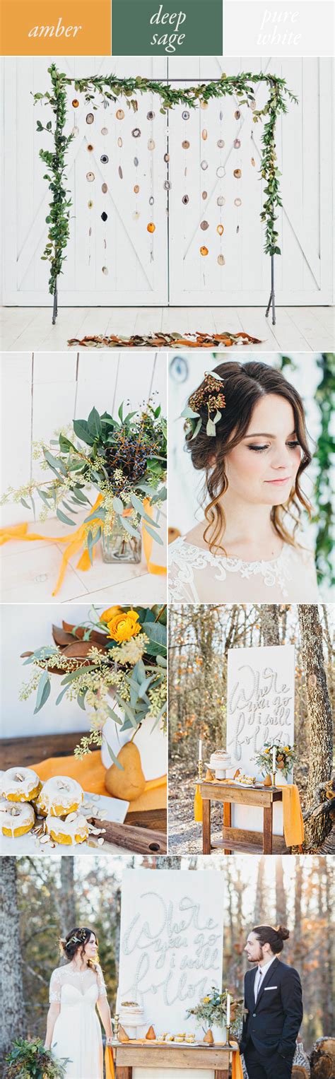 5 Gorgeous Fall Wedding Color Palettes Junebug Weddings