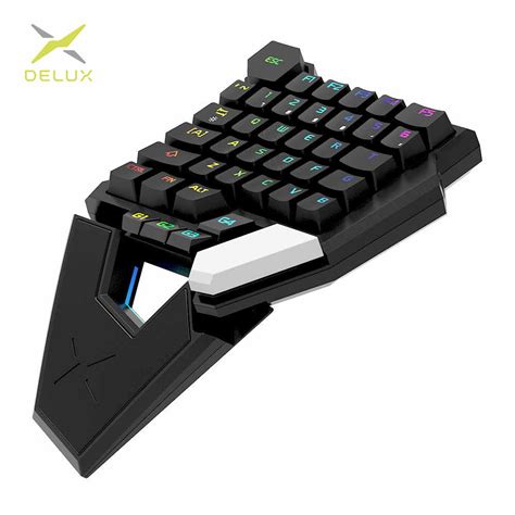 Aula One Handed Gaming Keyboard Wired Single Hand Rgb Led Backlight