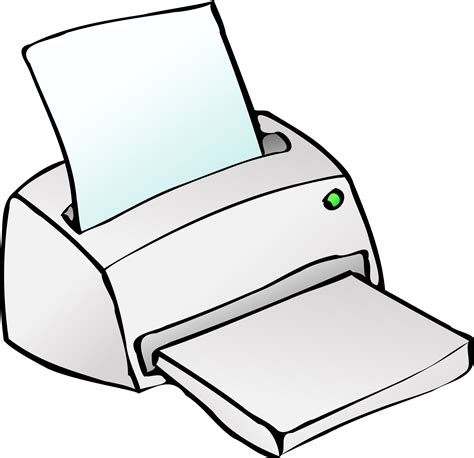 Clipart Inkjet Printer