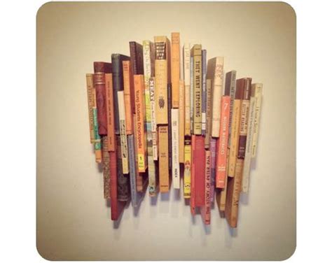 Aestheticized Reading Art 42 Book Wall Sculpture