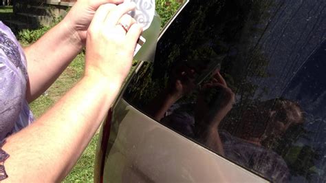 Apply the decal to the surface of the vehicle, starting from one side and working your way to the other side. HOW TO APPLY vinyl car decals you cut with your Silhouette ...