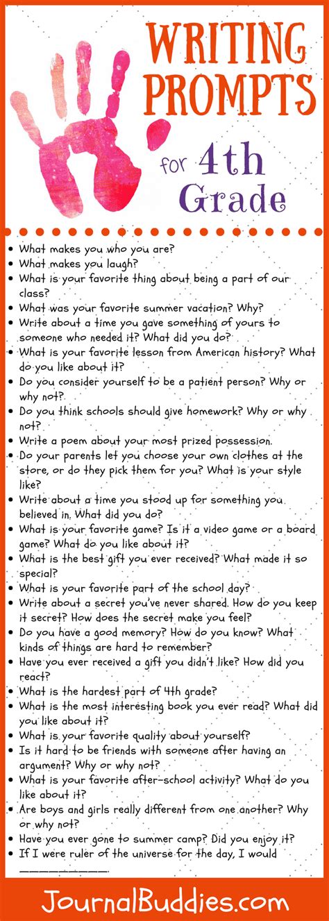 Creative Writing Prompts 5th Grade 34 Exciting Creative