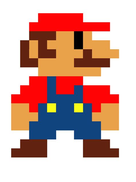 8 Bit Clipart Classic Mario Mario Bros Pixel Png Transparent Png