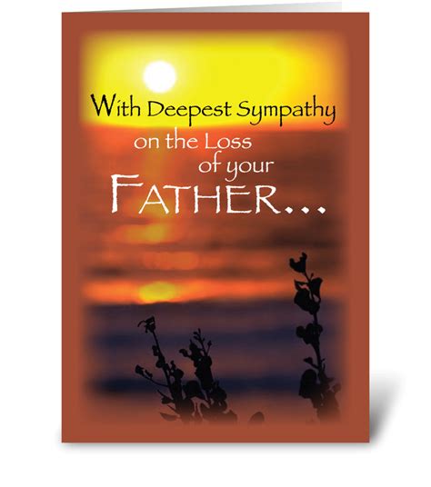 Sympathy Card For Loss Of Dad