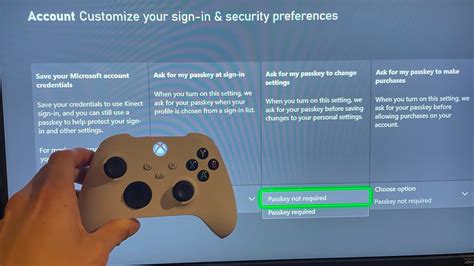 Xbox Series Xs How To Ask For My Passkey To Change Settings Tutorial