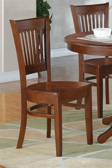 Dining chairs can be made from a variety of materials, each of which provides a different look and feel. Set of 2 sturdy dinette kitchen dining chairs w/ plain ...