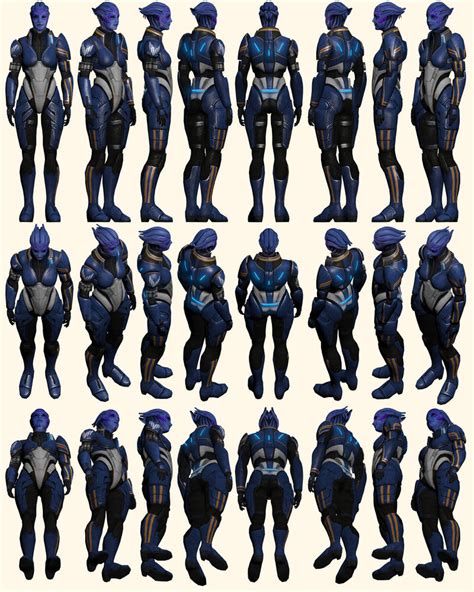 Mass Effect 2 Tela Vasir Model Reference By Troodon80 On Deviantart
