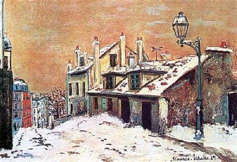 Winter Scene Maurice Utrillo Encyclopedia Of Visual Arts