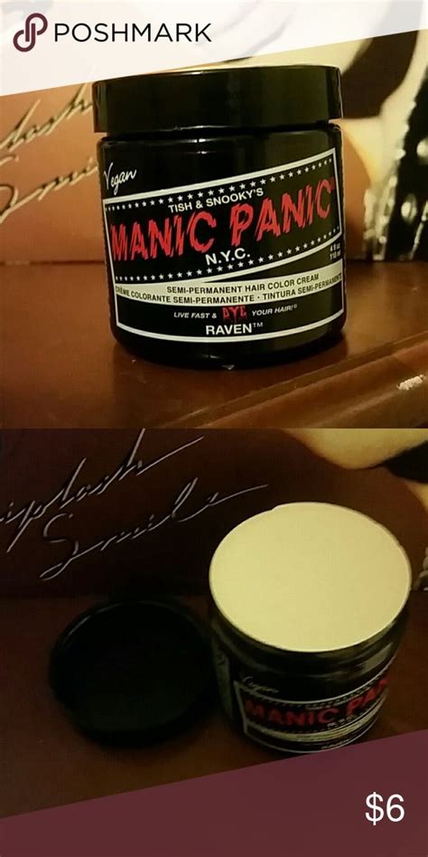 Manic Panic Classic Color In Raven Black Hair Dye Permanent Black Hair Dye Color