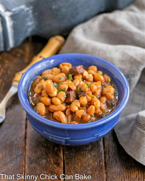 homemade baked beans a hit at bbqs that skinny chick can bake