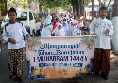 Peringati Tahun Baru Islam Sdn Patokan 1 Gelar Pawai 1 Muharram 1444