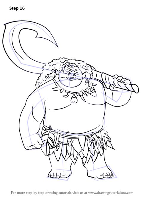 An adventurous teenager sails out on a daring mission to save her people. Learn How to Draw Maui from Moana (Moana) Step by Step ...
