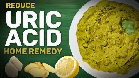 Natural Way To Reduce Uric Acid Best Home Remedy Ever Youtube