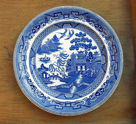 Antique Victorian Wedgwood And Co Willow Pattern Dinner Plate Etsy Uk Willow Pattern Antiques