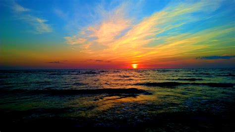 Free Images Beach Sea Coast Water Ocean Horizon Cloud Sky Sun Sunrise Sunset