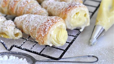 It's smooth to locate italian pastry store cannoncini packed with exclusive pastry creams, however the maximum famous filling is truly the vanilla pastry cream. Learn how to make these Crispy and buttery puff pastry ...