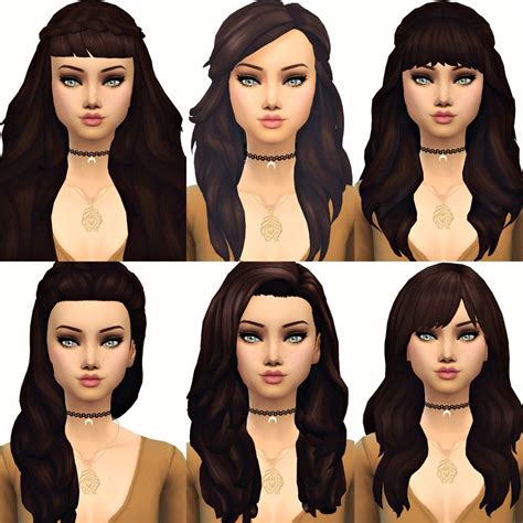 isleroux sims — Current Favourite Maxis Match Hair 2 (From left