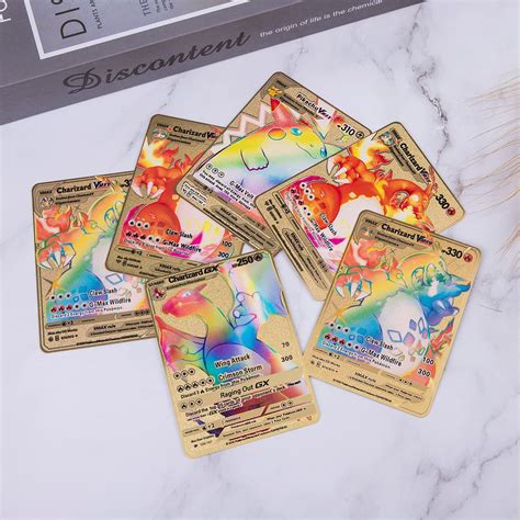 Buy Charizard DX Metal Gold Card Collector S Rare Shiny Gold Card