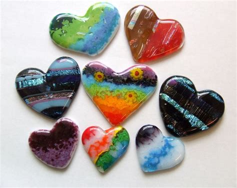 How To Make Beautiful Fused Glass Hearts The Easy Way A Glass Tutorial For Beginners And More