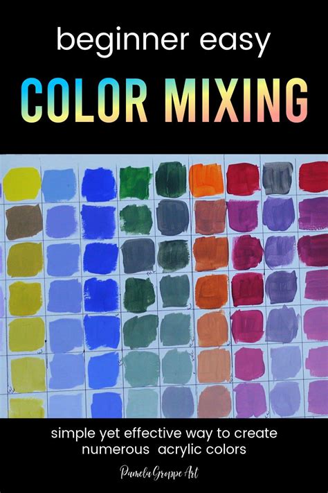 A Guide To Mixing Colors Acrylic Paint Artofit