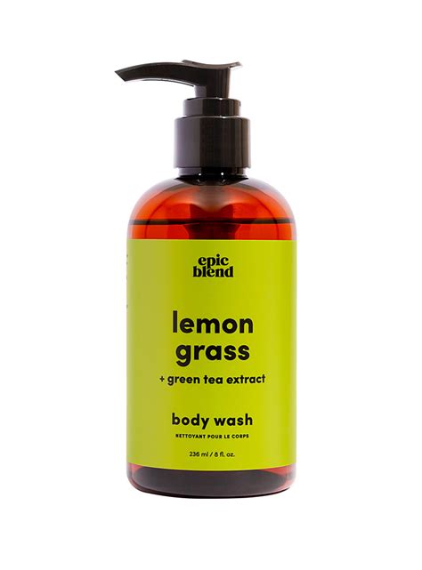 Lemongrass Body Wash Epic Blend Soaps Gels And Shampoos For Men