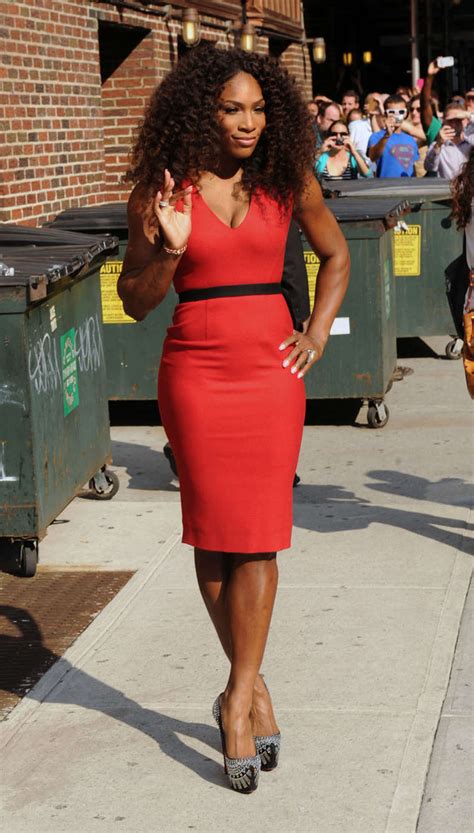 Serena Williams In Red Dress 08 Gotceleb