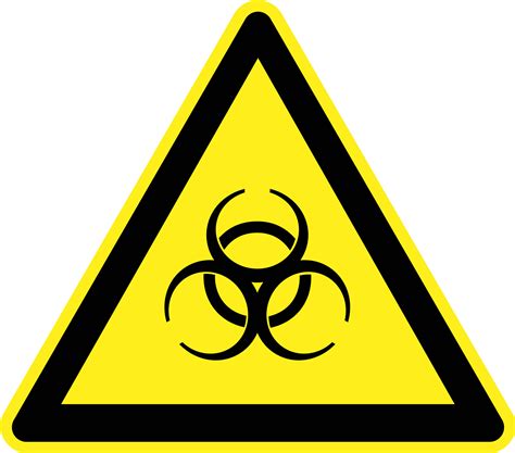 Clipart Biological Hazard Warning Sign