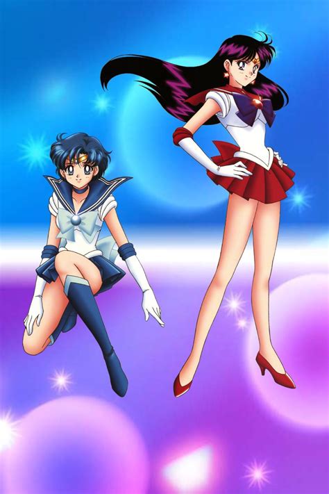 Sailor Mercury And Sailor Mars 美少女戦士セーラームーン セーラーマーキュリー セーラースカウト