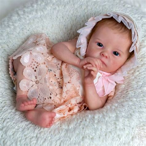 Reborn Bebé Kit Pulgadas Tink Ojos abiertos DIY Kit de muñeca inacabada sin pintar en blanco