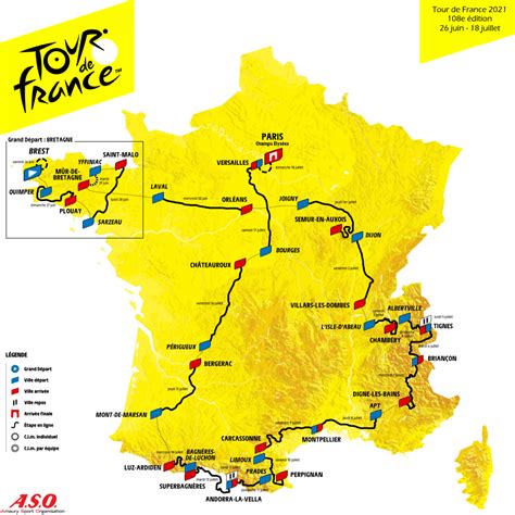 The 21 stages of next year's french grand tour have been unveiled. Concours Tour de France 2021 - Le laboratoire à parcours ...