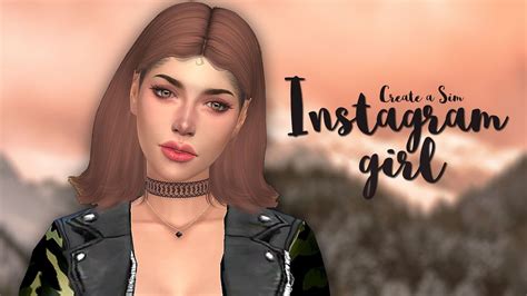 The Sims 4 Create A Sim Instagram Girl Cc Links