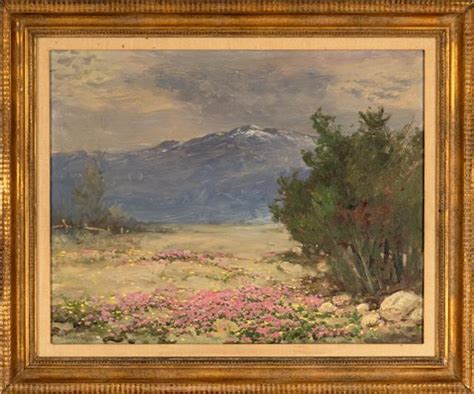 Robert W Wood Desert In Bloom 1966 Mutualart