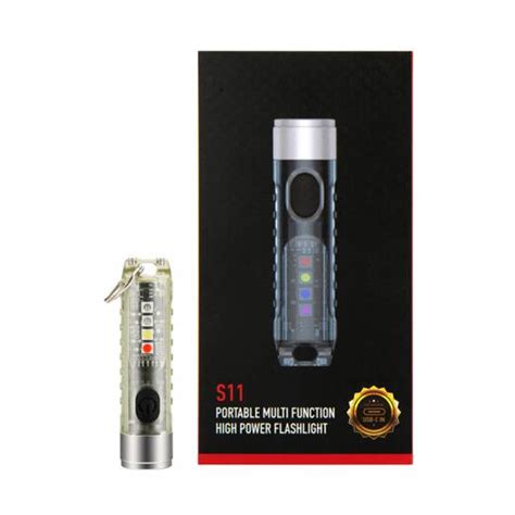 S11 Mini Flashlight 400 Lumens Outdoor Edc Rechargeable High