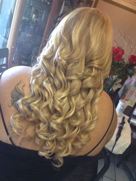 After doing my hair like this, my look will last all day long without a spritz of hair spray. Marcel curls | Long hair styles, Curls, Hair styles
