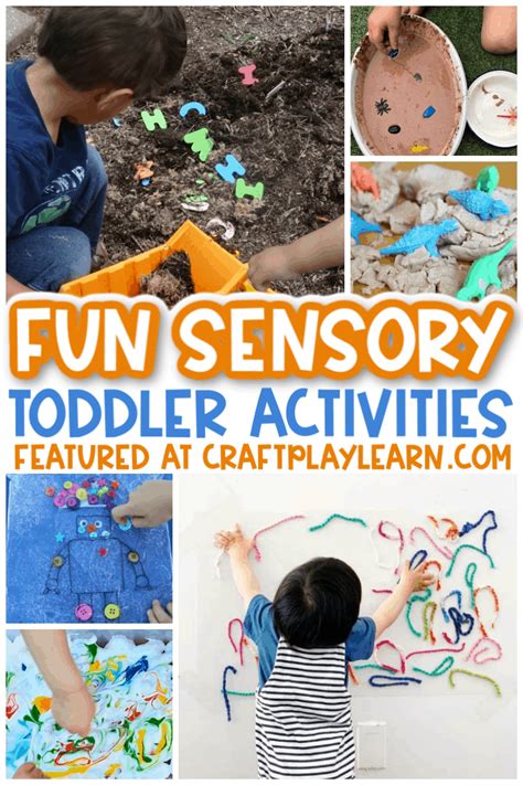 The Best Sensory Activities For Toddlers - Craft Play Learn