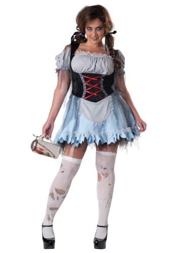 incharacter costumes women s zombie beer maiden costume funtober