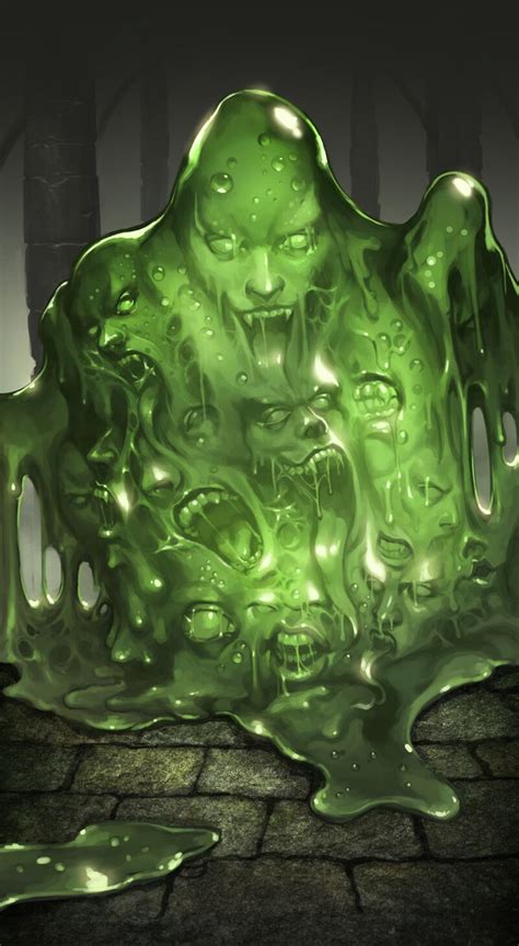 Artstation Slime Han Park Dark Fantasy Art Monster Concept Art