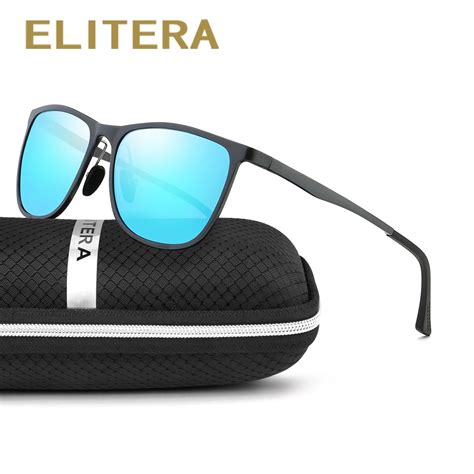Elitera Aluminum Magnesium Sunglasses Polarized Sports Men Coating Mirror Driving Sun Glasses