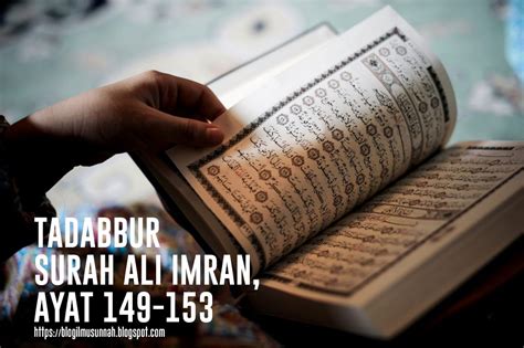 Tadabbur Surah Ali Imran Ayat 149 153