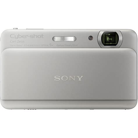 sony dsc tx55 cyber shot digital camera silver dsctx55 bandh