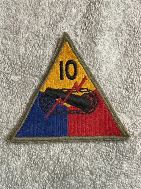 Wwii Us Army Patch 10th Armored Division Tiger Band Of Brothers Ww2 9