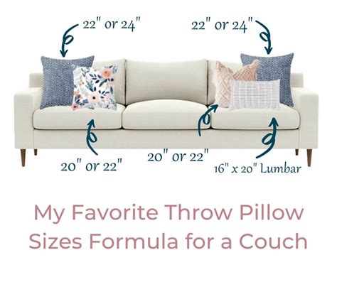 What Size Decorative Pillows For Sofa Sofa Design Ideas