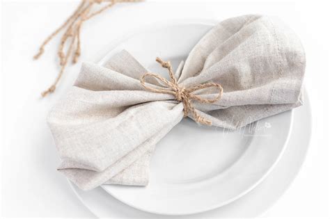 Jute String Napkin Ties Place Setting Decoration Braided Etsy Wedding