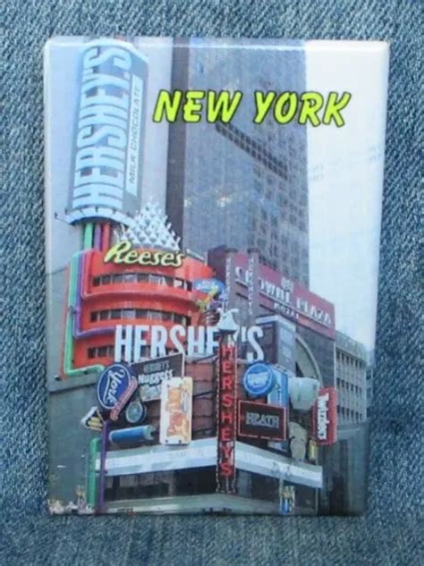 Hersheys Store Times Square New York City Magnet Souvenir Fridge Mb76