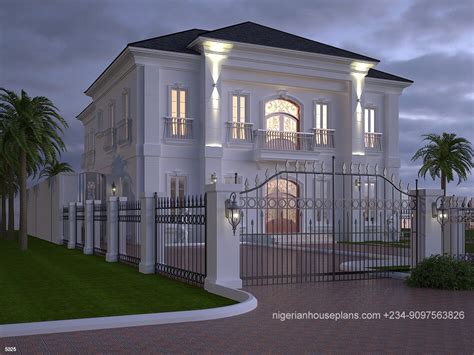 5 Bedroom Duplex Ref 5025 Nigerian House Plans Architectural House Plans Modern Exterior