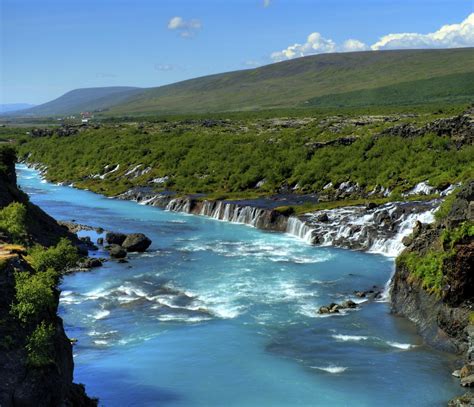 Lava Falls Hraunfossar Iceland Large Ævar Guðmundsson Flickr