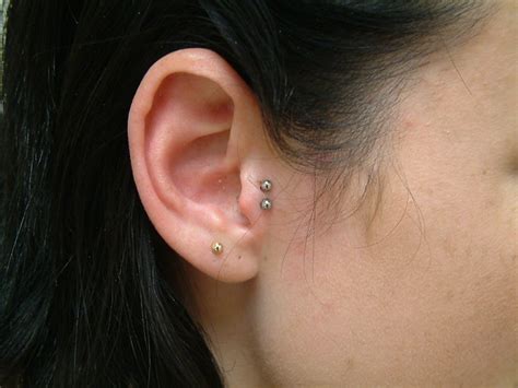 Double Tragus Piercings Flickr Photo Sharing