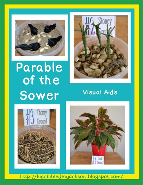 Bible Fun For Kids Parable Of The Sower