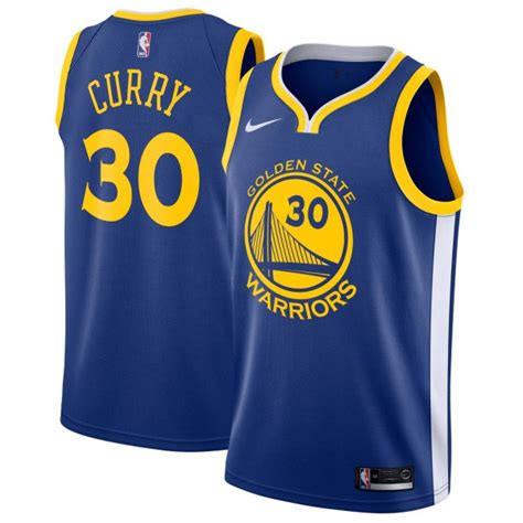Das trikot zollt respekt durch das neue design an die kultur und das erbe ihrer heimatstadt oakland. Nike Stephen Curry #30 Golden State Warriors Icon Swingman ...